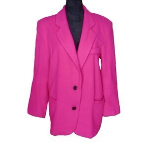 Gitano Outerwear Size Medium Pink Wool Blend Coat, Vintage